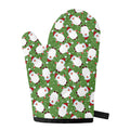 Cartoon Santa Claus Pattern Print Single Oven Mitt
