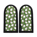 Cartoon Santa Claus Pattern Print Skillet Handle Cover