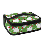Cartoon Santa Claus Pattern Print Small Lunch Bag