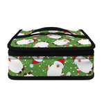 Cartoon Santa Claus Pattern Print Small Lunch Bag