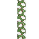 Cartoon Santa Claus Pattern Print Table Runner