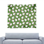 Cartoon Santa Claus Pattern Print Tapestry