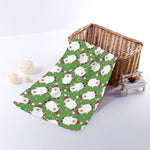 Cartoon Santa Claus Pattern Print Towel
