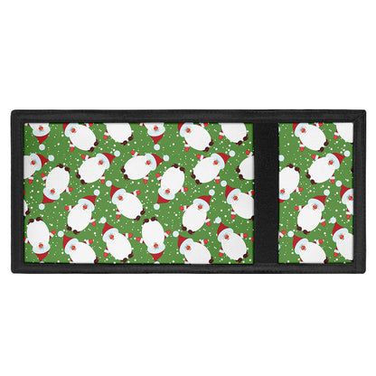 Cartoon Santa Claus Pattern Print Trifold Wallet