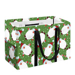 Cartoon Santa Claus Pattern Print Utility Tote Bag