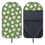 Cartoon Santa Claus Pattern Print Waterproof Car Seat Cover