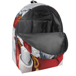 Cartoon Santa Claus Print Backpack