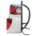 Cartoon Santa Claus Print Backpack