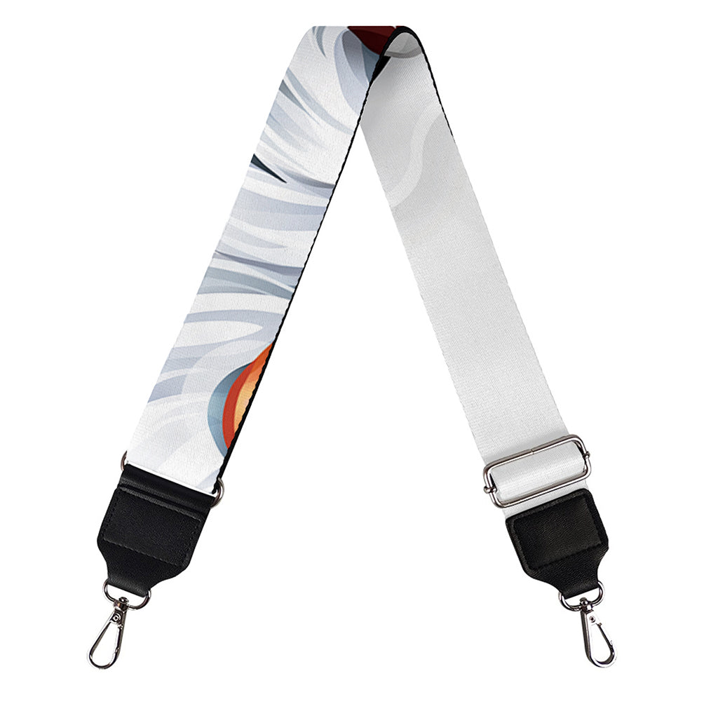 Cartoon Santa Claus Print Bag Strap