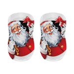 Cartoon Santa Claus Print Bar Stool Covers
