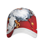 Cartoon Santa Claus Print Baseball Cap