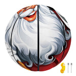 Cartoon Santa Claus Print Basketball