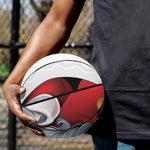Cartoon Santa Claus Print Basketball