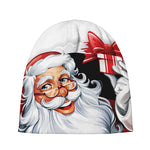 Cartoon Santa Claus Print Beanie