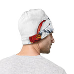 Cartoon Santa Claus Print Beanie