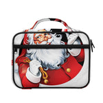 Cartoon Santa Claus Print Briefcase Bible Bag