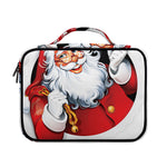 Cartoon Santa Claus Print Briefcase Bible Bag
