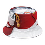 Cartoon Santa Claus Print Bucket Hat