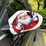 Cartoon Santa Claus Print Car Side Mirror Covers