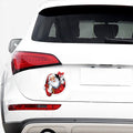 Cartoon Santa Claus Print Car Sticker