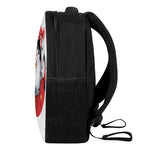 Cartoon Santa Claus Print Casual Backpack