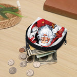 Cartoon Santa Claus Print Coin Purse