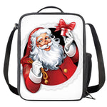 Cartoon Santa Claus Print Crossbody Lunch Bag