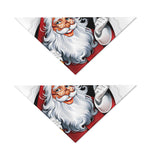 Cartoon Santa Claus Print Dog Bandana