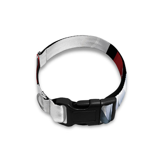 Cartoon Santa Claus Print Dog Collar