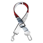 Cartoon Santa Claus Print Dog Seat Belt