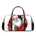 Cartoon Santa Claus Print Duffel Bag