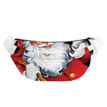 Cartoon Santa Claus Print Fanny Pack