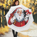 Cartoon Santa Claus Print Foldable Umbrella