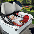 Cartoon Santa Claus Print Golf Cart Seat Cover