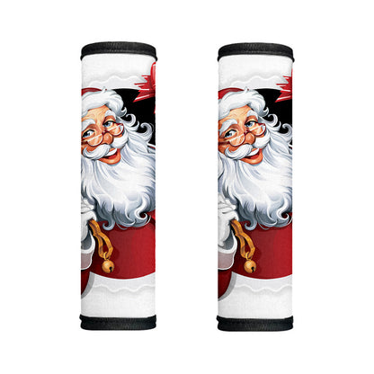 Cartoon Santa Claus Print Handle Covers