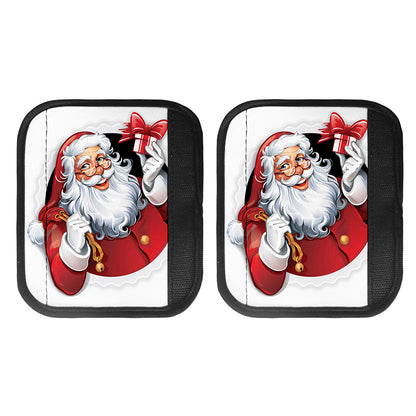 Cartoon Santa Claus Print Handle Covers
