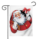 Cartoon Santa Claus Print House Flag