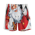 Cartoon Santa Claus Print Men's Athletic Shorts