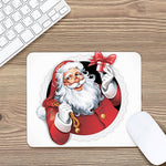Cartoon Santa Claus Print Mouse Pad
