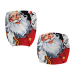 Cartoon Santa Claus Print Office Chair Cover