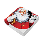 Cartoon Santa Claus Print Outdoor Seat Cushion Cover