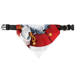 Cartoon Santa Claus Print Over The Collar Dog Bandana