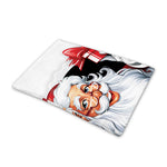 Cartoon Santa Claus Print Pet Cooling Mat Cover