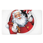 Cartoon Santa Claus Print Polyester Doormat