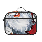 Cartoon Santa Claus Print Portable Lunch Bag