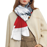 Cartoon Santa Claus Print Scarf