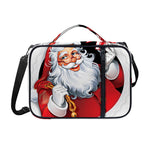 Cartoon Santa Claus Print Shoulder Strap Bible Bag