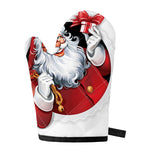 Cartoon Santa Claus Print Single Oven Mitt