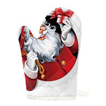Cartoon Santa Claus Print Single Oven Mitt