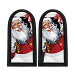Cartoon Santa Claus Print Skillet Handle Cover